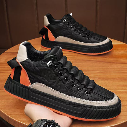 Men'S Chunky Platform Sneakers with Thick Cushioned EVA Sole & Arch Support