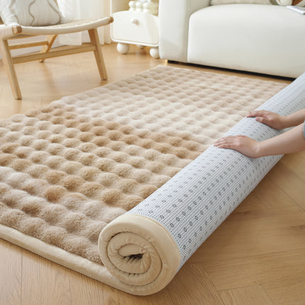 Soft Mat Suitable for Nursery, Playroom & Bedroom - Heavy-Duty Non-Slip Grey Children's Crawling Mat,