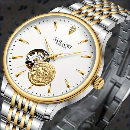 Sailang Men's Skeleton Automatic Mechanical Watch