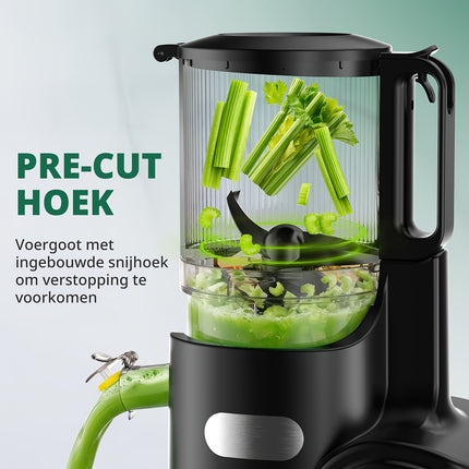 Juicer, Fruit & Vegetable Juicer - 15cm Wide Feed Chute For Whole Fruit Juicing, Unique Filter-Free Design