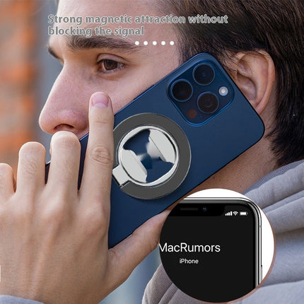 Metal Ring Buckle Creative Magnetic Powerful Adhesive Type Metal Cellphone Holder