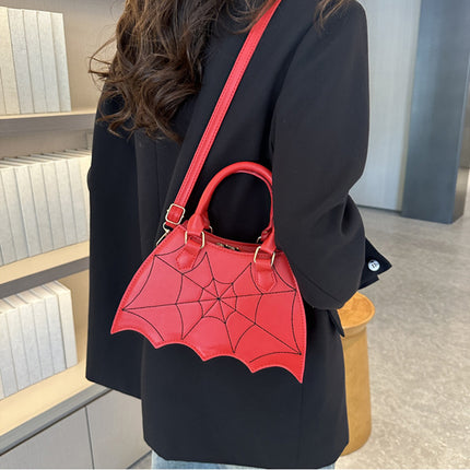Halloween Spider Web Saddle Bags Fashion Personality Crossbody