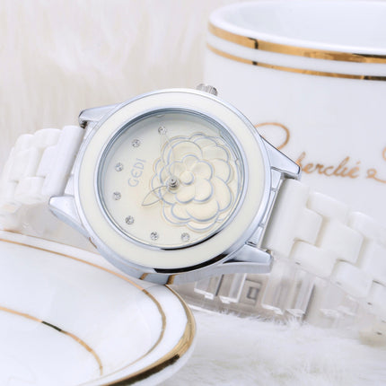 Trendy Fashion Waterproof Ladies Ceramic Watch