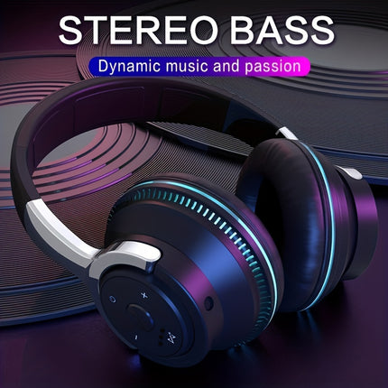 Headphones Multifunctional, Soft Earmuffs, Stable Wireless Signal, HD Sound, Long Battery Life,