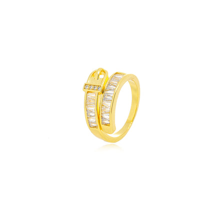 Personalized Belt Buckle Ring For Women