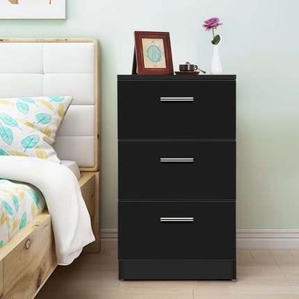 Storage, Cabinet Organizer With 3 Drawers, 38 X 35 X 66 Cm, Bedside Cabinet With 3 Drawers