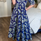 Blue / S / 100%Viscose