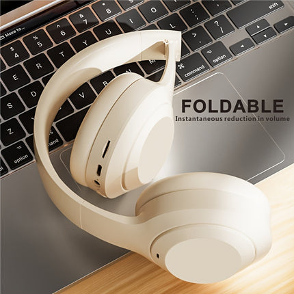 Wireless Headphones With Headband Support Card And Wired Connection