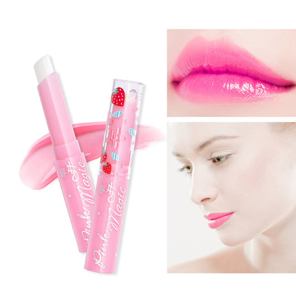 Strawberry Moisturizing Color-changing Lipstick