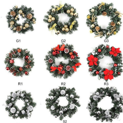 Christmas Decoration With Lights Garland Scene Decoration Door Hanger