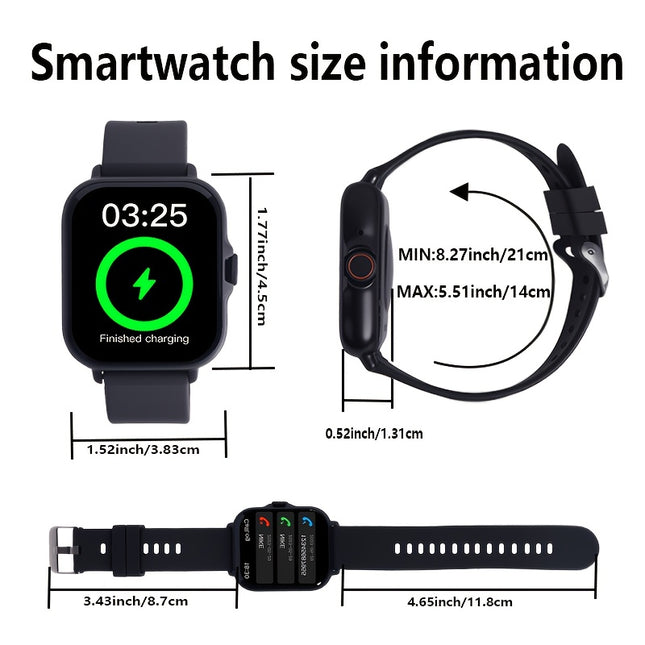 Smartwatch: Where Technology Meets Fashion, Smart Living on Your Wrist. Enhance Work and Life