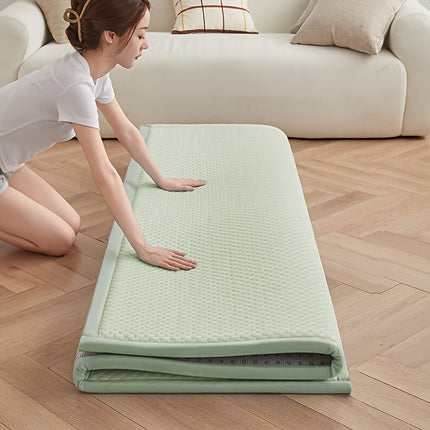 A Summer Mattress, Outdoor Camping Futon Mat, Floor Mat, Breathable and Cool Fabric, Easy to Fold,