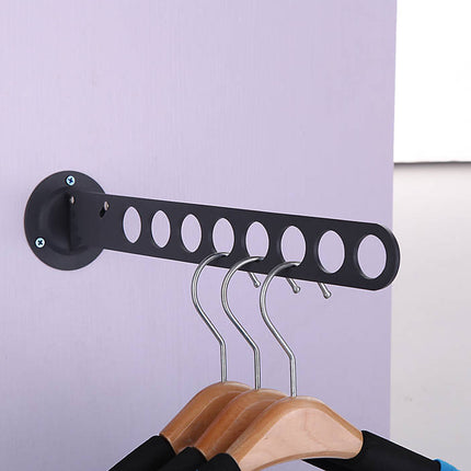 Folding Wardrobe Hanger Porous Wardrobe Clothes Rod Clothes Hook