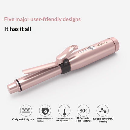 Portable Mini USB Travel Dormitory Straight And Curl Dual-use Hair Straightener
