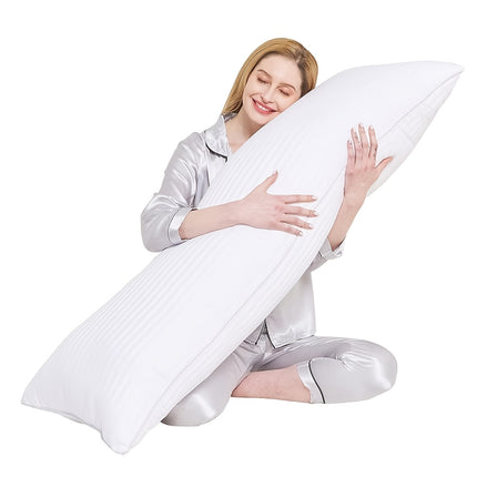 Single Pack, Adult Body Pillow, Breathable And Cool Strip Long Pillow,