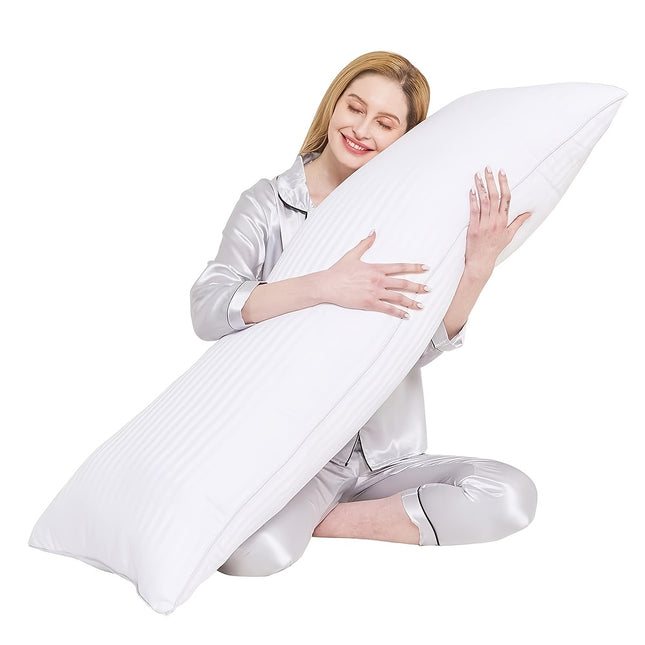 Single Pack, Adult Body Pillow, Breathable And Cool Strip Long Pillow,