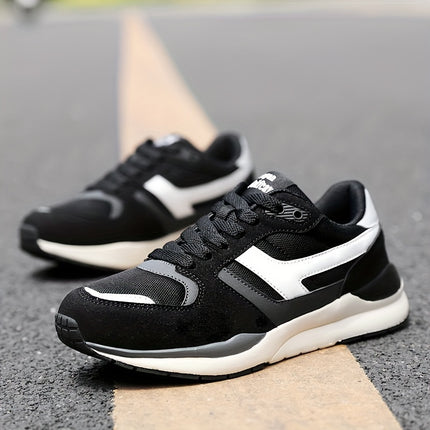 Men's Lightweight Running Shoes - Breathable Gym Sneakers with Cushioned MD/TPR Sole