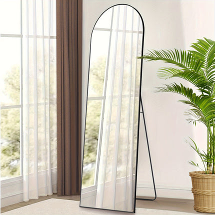 Full-Length Mirror Free Standing, Leaning, Hanging, and Mounted Options - Aluminum Frame