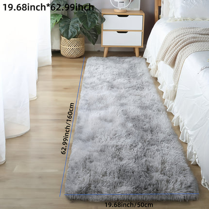 1pc Plush Shaggy Area Mat Ultra-Soft Machine-Washable Polyester Mat, Lightweight Durable