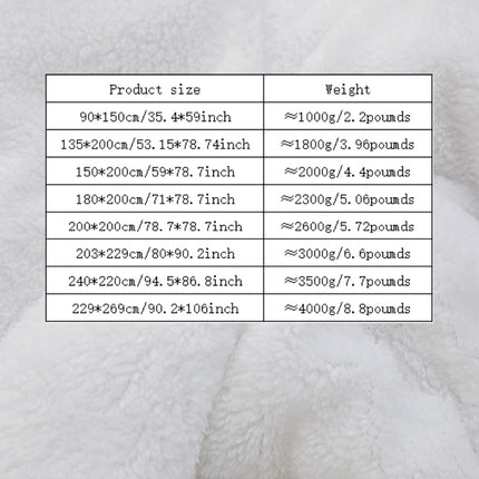 1pc Comfortable Soft Milk Fleece Warm Winter Quilt - Thickened Soft Plush Comforter