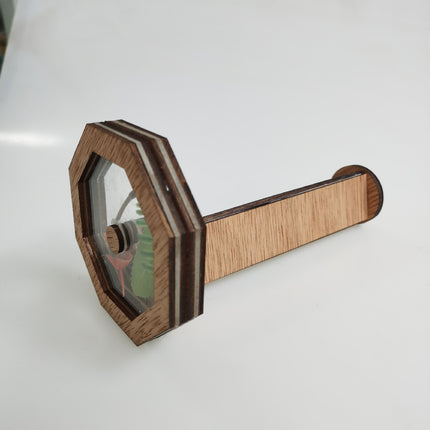 Wooden DIY Rotating Kaleidoscope Kit Outdoor Kids Toys