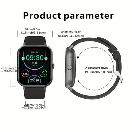 Smartwatch for Men And Women Gift, 4.65 cm Full Touch Screen Smartwatch with Text And Call Capabilities