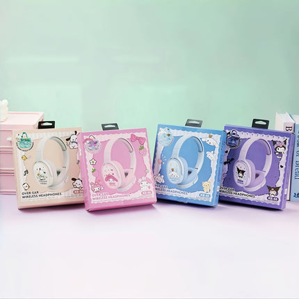 Wireless Headphones with Telescopic Arm, Wireless, HiFi Sound, TF Card Slot, Ergonomic Earmuffs & Plush