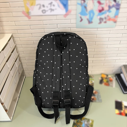 Girls' School Backpack with Capybara Design - Large Capacity Travel Bookbag, Adjustable Straps & Zipper