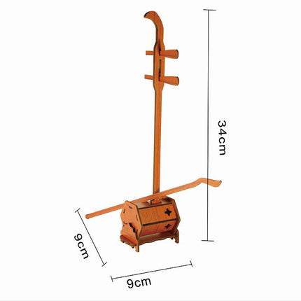 Wooden 3D Stereo Puzzle Small House Building Assembly Model DIY Ornaments