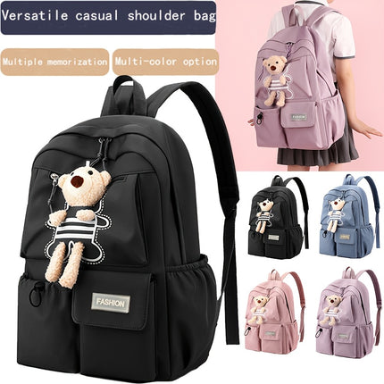 Stylish Unisex Square Backpack, Korean Style, Simple And Versatile, Suitable for Junior