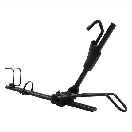 Heavy-Duty Bike Rack with Anti-Theft Locks - Adjustable Bike Carrier, Foldable Roof Mount Bike Rack