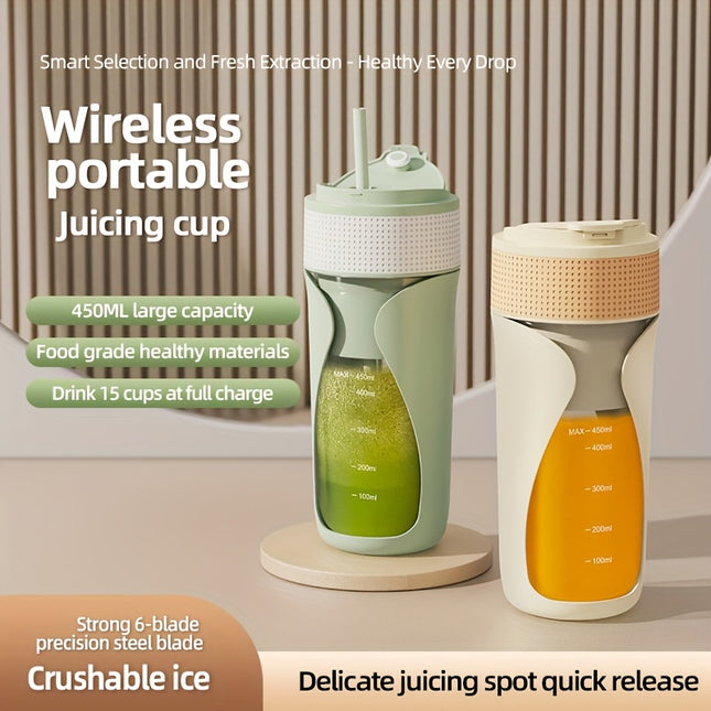 Portable USB Rechargeable Blender & Juicer - 1500mAh