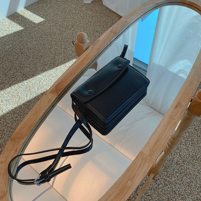 Men's Simple And Versatile One-shoulder Fashion Casual Small Square Bag