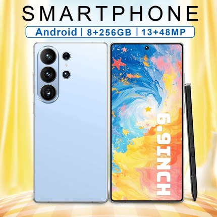 Global Unlocked S25 Ultra (2026 Upgraded), Android Dual SIM Phone, 8GB+256GB Storage