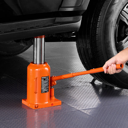 VEVOR Hydraulic Bottle Jack 50 Ton Manual High Lift Automotive Car Repair Shop