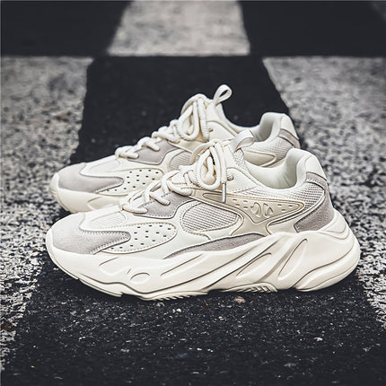 Men'S Breathable Mesh Sports Shoes  Stylish Low-Top Casual Sneakers with Lightweight Lace-Up Design,