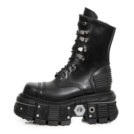 Middle Boots Dark Metal Thick Bottom Knight Boots