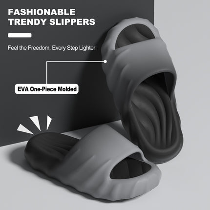 3 pcs set Slippers for Men, Summer Outdoor Wear, Thick-Soled Indoor Home