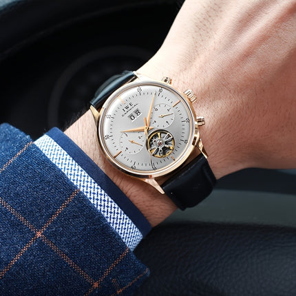 Luxury Brand Men's Multi-Function Mechanical Watch