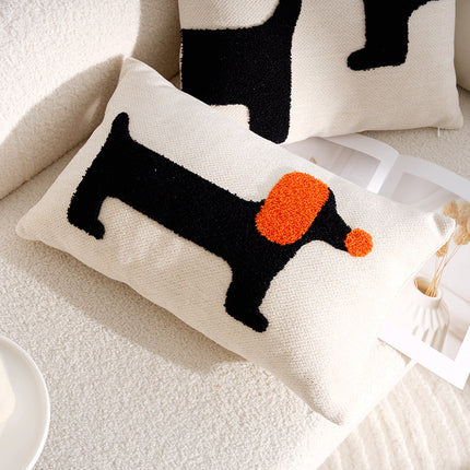 Modern Simple Cartoon Dog Pillow Cover Pillow