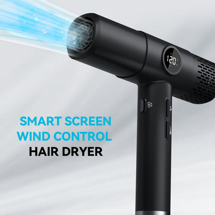 High-Speed Powerful Hair Dryer with LED Display and Safety Lock | Suitable for Salon Use,