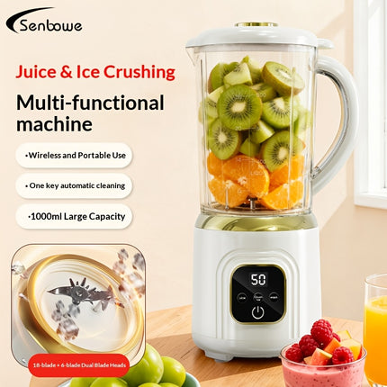 Blender And Juicer, Wireless Electric High-Capacity Juice Blender for Home And Outdoor Use, Easy to Clean,