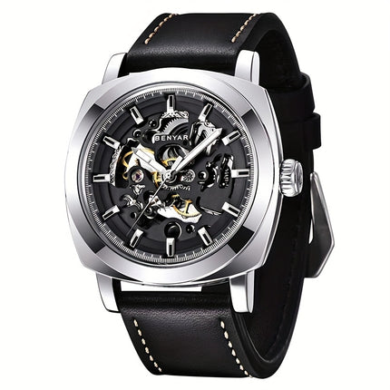 Men'S Watch Youth Model/Freshman Student Automatic Mechanical Hollow Glow-in-the-Dark Fashion