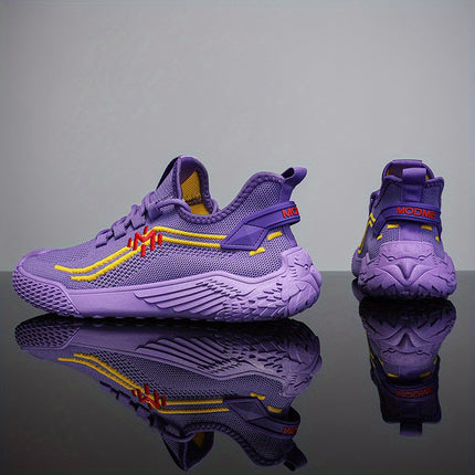 Men's low-top round-toe sports shoes, rubber insoles, shock-absorbing, anti-slip,