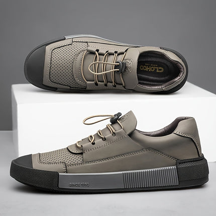 Lightweight Sneakers with Rubber Sole - Fashionable Versatile Sports