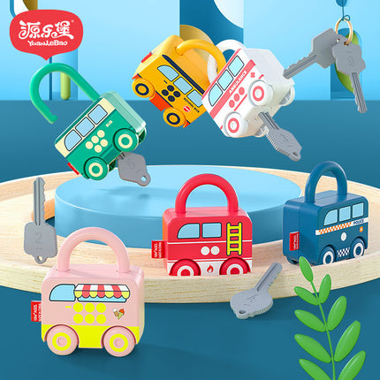 Hands-on Unlocking Cognitive Scooter Baby Educational Toys