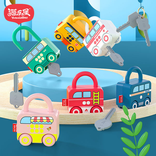 Hands-on Unlocking Cognitive Scooter Baby Educational Toys