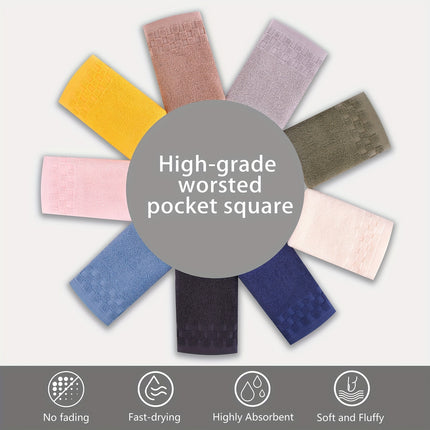 6pcs 100% Cotton Face Towel Set | Soft, Quick-Drying, Lightweight, Breathable,