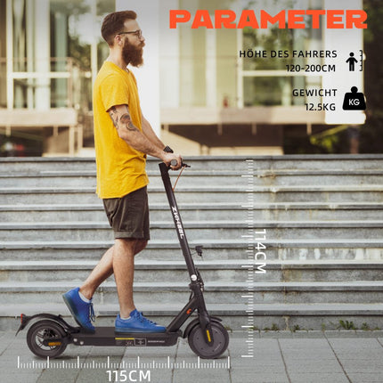 8.5-Inch Scooter, Foldable Fat Tire Scooter, Dual-Brake Open-Top Scooter, Maximum Load Capacity 120 Kg,