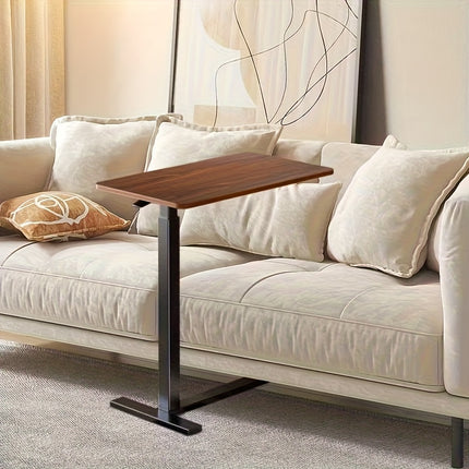 Adjustable Overbed Table with Wheels - Heavy-Duty Mobile Bedside Desk,